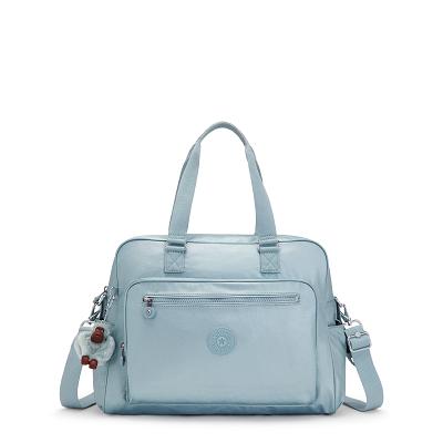 Kipling Alanna Shoulder Bags Turquoise Metal | UKKi1906T