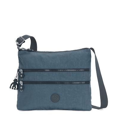 Kipling Alvar Crossbody Bags Navy Grey | UKKi1478Z