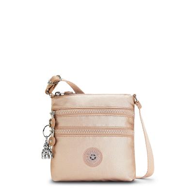 Kipling Alvar Extra Small Crossbody Bags Gold Metal | UKKi1485M