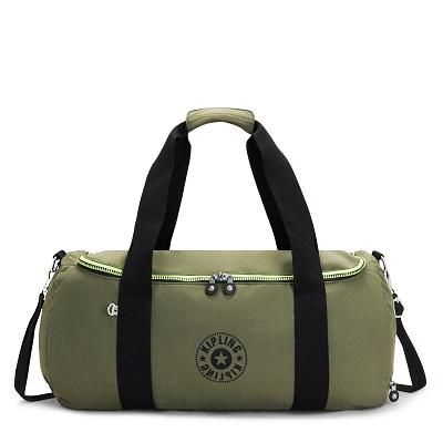 Kipling Argus Small Duffle Bags Olive | UKKi1996U