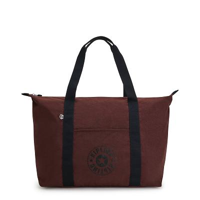 Kipling Art Medium Lite Tote Bags Dark Red | UKKi1743C