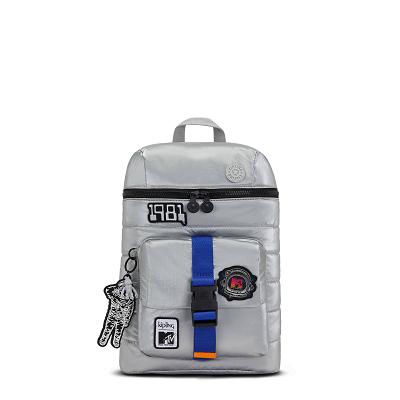 Kipling Bosko Travel Backpacks Silver | UKKi1374Q