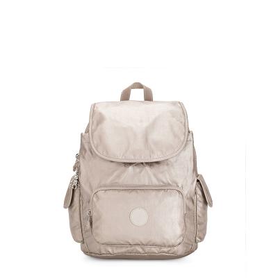 Kipling City Pack Small Metallic Backpacks Metal | UKKi1350N