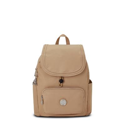 Kipling City Pack Small Travel Backpacks Beige | UKKi1402E