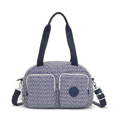 Kipling Cool Defea Shoulder Bags Blue white | UKKi1929G