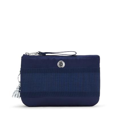 Kipling Creativity Extra Large Makeup Bags Blue Stripes | UKKi1095R