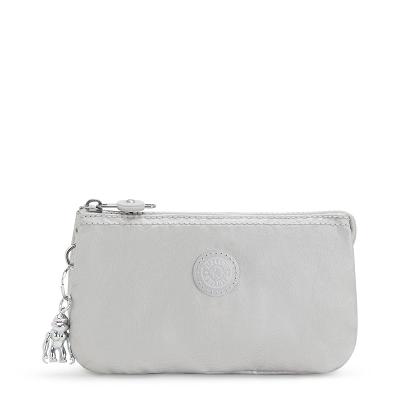 Kipling Creativity Large Pencil Cases Silver | UKKi2131D