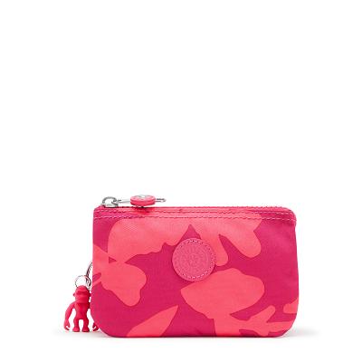 Kipling Creativity Small Makeup Bags Coral Flower | UKKi1117I