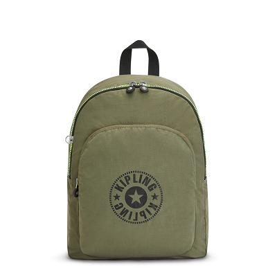 Kipling Curtis Medium Travel Backpacks Olive | UKKi1414G