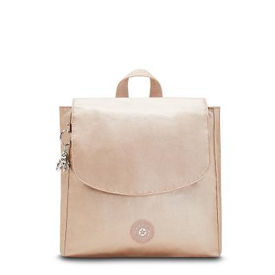 Kipling Dannie Fashion Backpacks Gold Metal | UKKi1246T