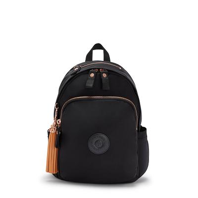 Kipling Delia Travel Backpacks Rose Black | UKKi1419W