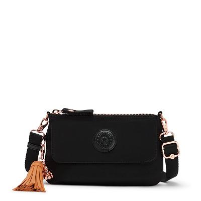 Kipling Etka Shoulder Bags Rose Black | UKKi1949R
