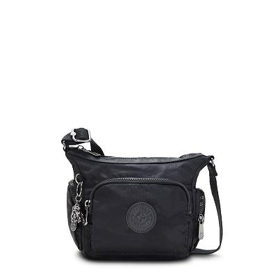 Kipling Gabbie Mini Crossbody Bags Black Camo | UKKi1566Z