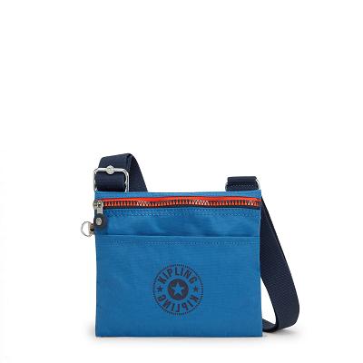 Kipling Gib Crossbody Bags Blue | UKKi1597R