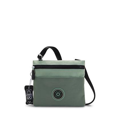 Kipling Gib Crossbody Bags Green | UKKi1601I