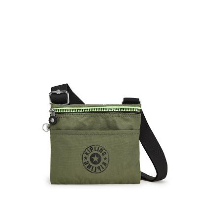 Kipling Gib Crossbody Bags Olive | UKKi1600U