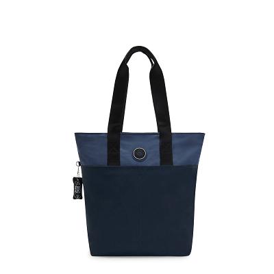 Kipling Hanifa Tote Bags Blue | UKKi1761P