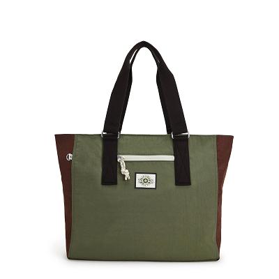 Kipling Jodi M Tote Bags Olive | UKKi1765G