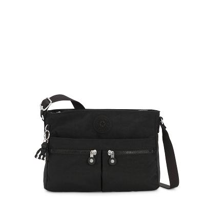 Kipling New Angie Crossbody Bags Black | UKKi1642T