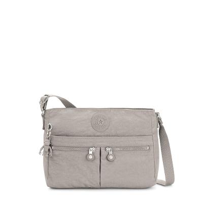 Kipling New Angie Crossbody Bags Grey | UKKi1643Y
