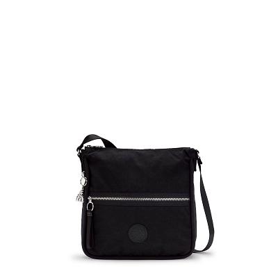 Kipling Oswin Shoulder Bags Black | UKKi1973G