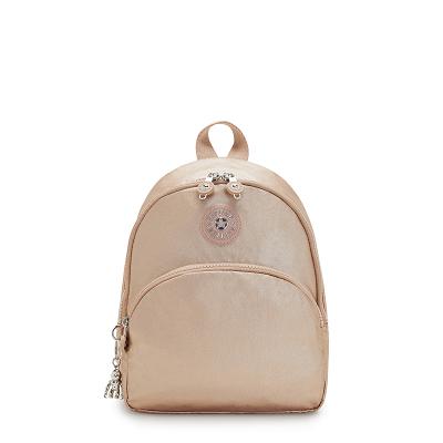 Kipling Paola Fashion Backpacks Gold Metal | UKKi1291Y