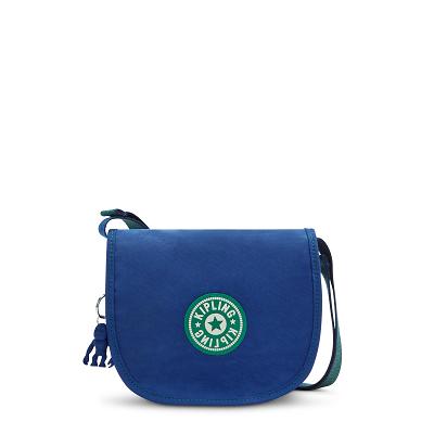 Kipling Ryanne Crossbody Bags Blue | UKKi1667R