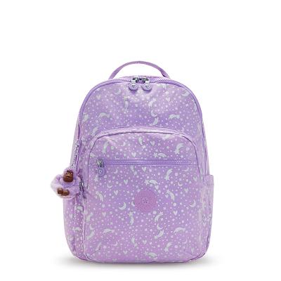 Kipling Seoul Large Laptop Backpacks Metal | UKKi2095C