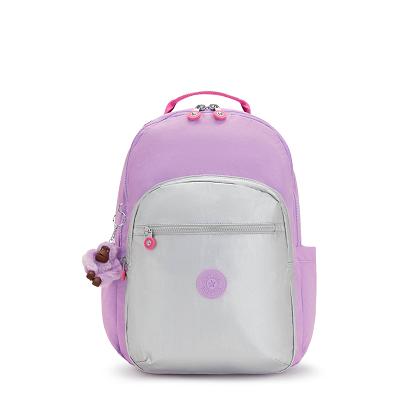 Kipling Seoul Large Laptop Backpacks Purple | UKKi2094Z