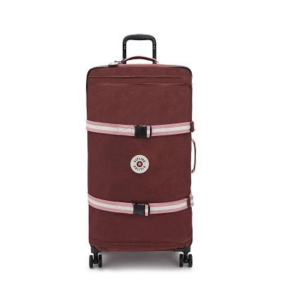 Kipling Spontaneous Large Rolling Luggage Burgundy | UKKi2030G