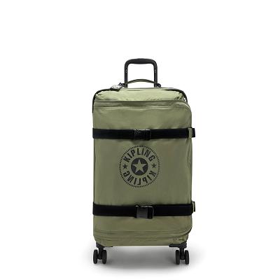 Kipling Spontaneous Medium Carry On Luggage Olive | UKKi2021Y