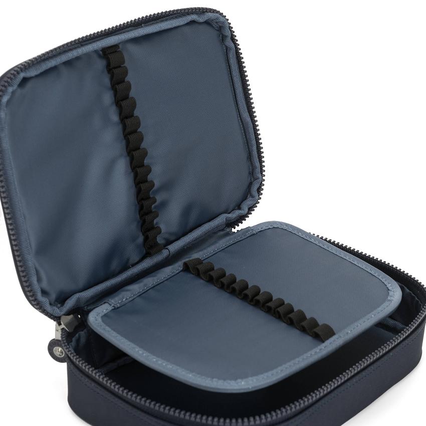 Kipling 100 Pens Makeup Bags Navy | UKKi1089M
