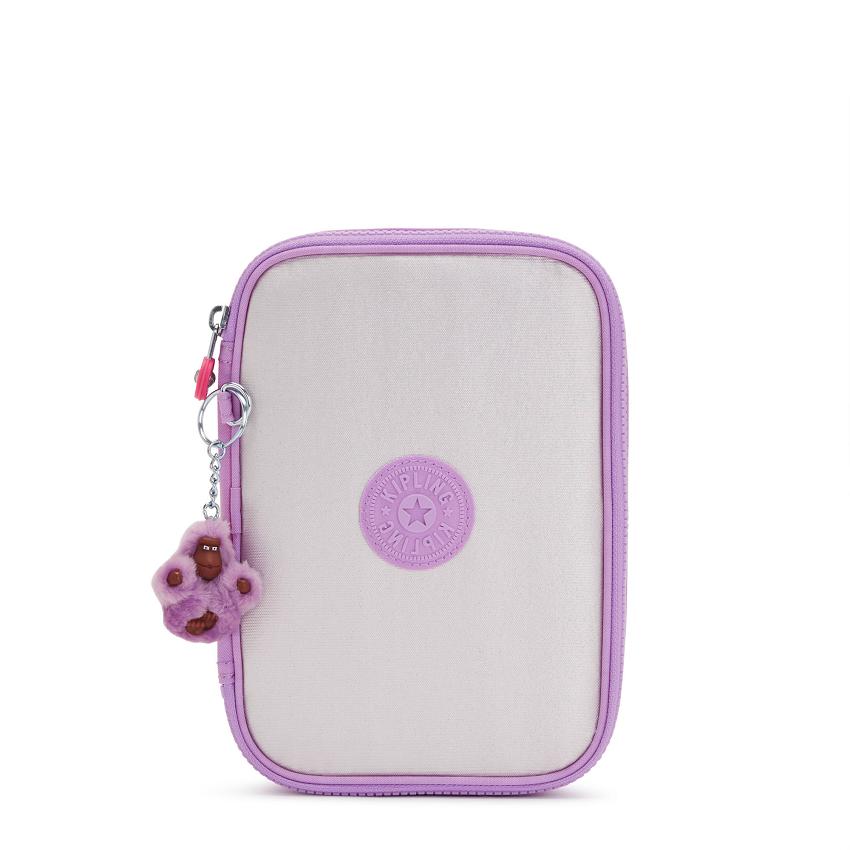 Kipling 100 Pens Makeup Bags Purple | UKKi1084V