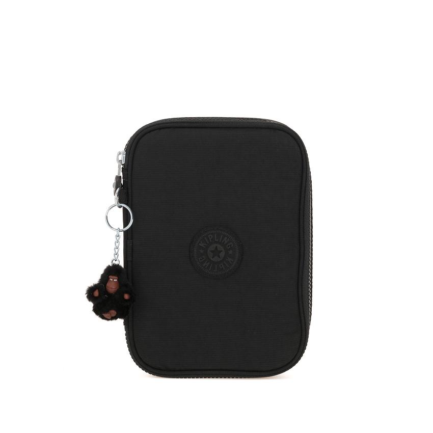 Kipling 100 Pens Pencil Cases Black | UKKi2119J