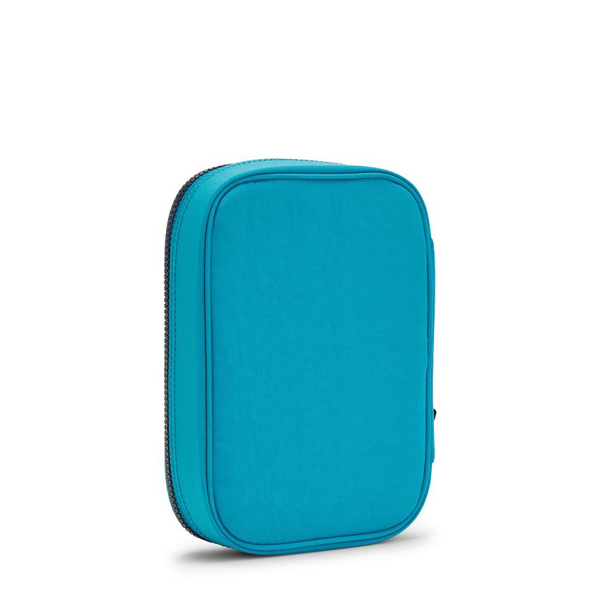 Kipling 100 Pens Pencil Cases Green | UKKi2125Y