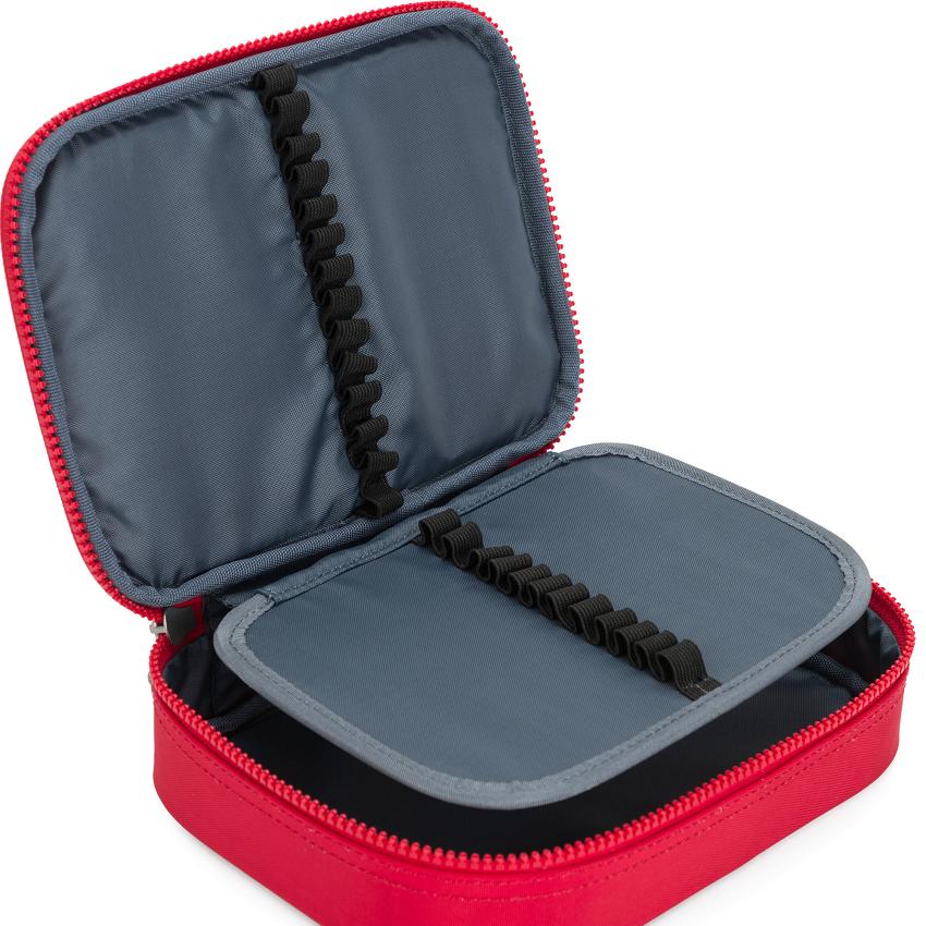 Kipling 100 Pens Pencil Cases Red | UKKi2122E