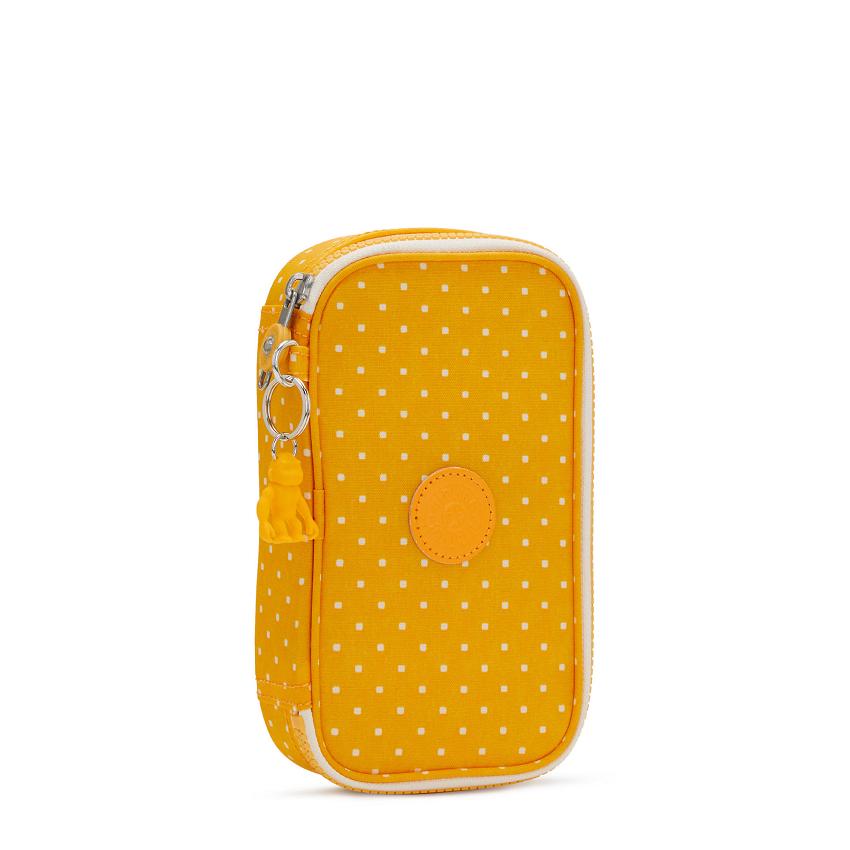 Kipling 50 Pens Pencil Cases Yellow | UKKi2128O