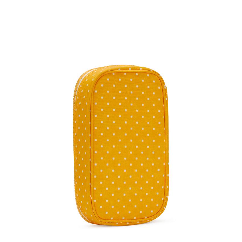 Kipling 50 Pens Pencil Cases Yellow | UKKi2128O