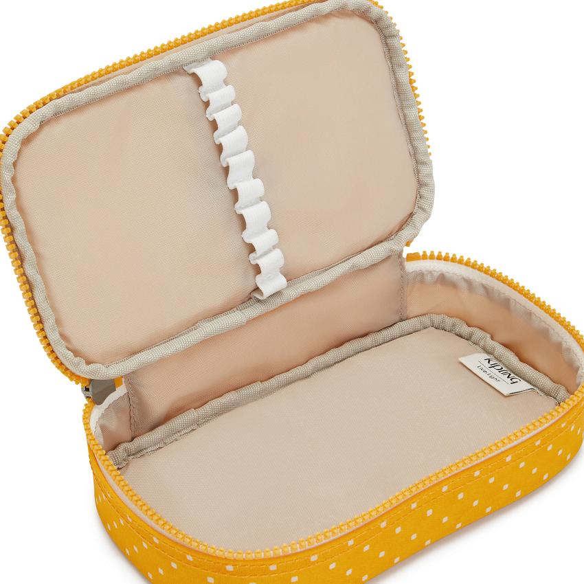 Kipling 50 Pens Pencil Cases Yellow | UKKi2128O