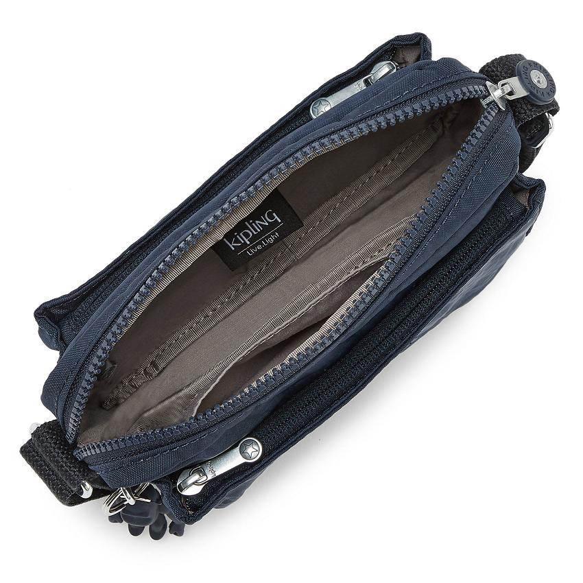 Kipling Abanu Crossbody Bags Blue | UKKi1460H