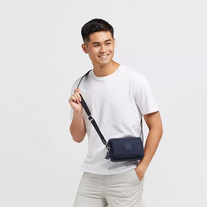 Kipling Abanu Crossbody Bags Blue | UKKi1460H