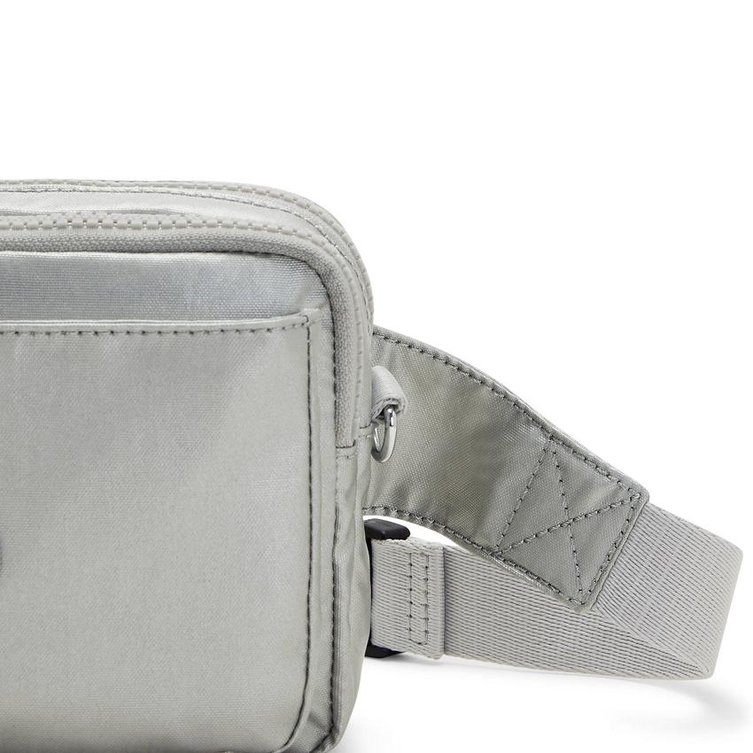 Kipling Abanu Multi Metallic Handbags Silver | UKKi1788V