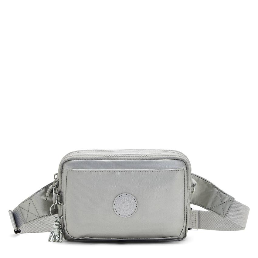 Kipling Abanu Multi Metallic Handbags Silver | UKKi1788V