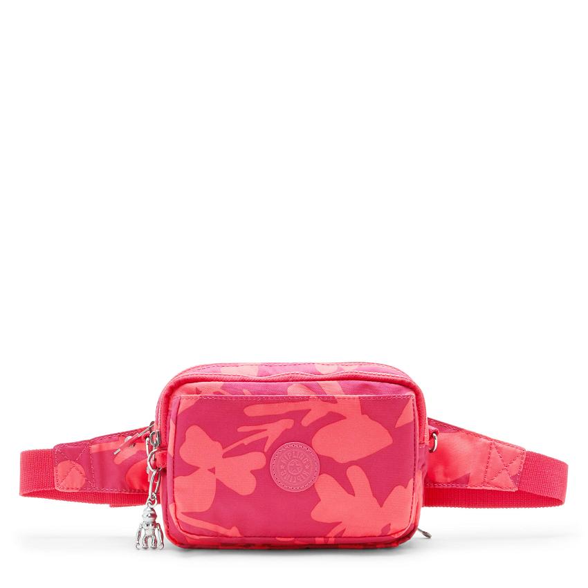 Kipling Abanu Multi Waist Bags Coral Flower | UKKi1976T