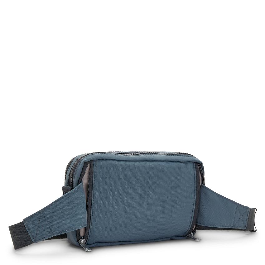 Kipling Abanu Multi Waist Bags Navy Grey | UKKi1982Q