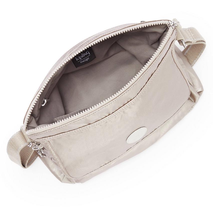 Kipling Aisling Metallic Handbags Metal | UKKi1789B