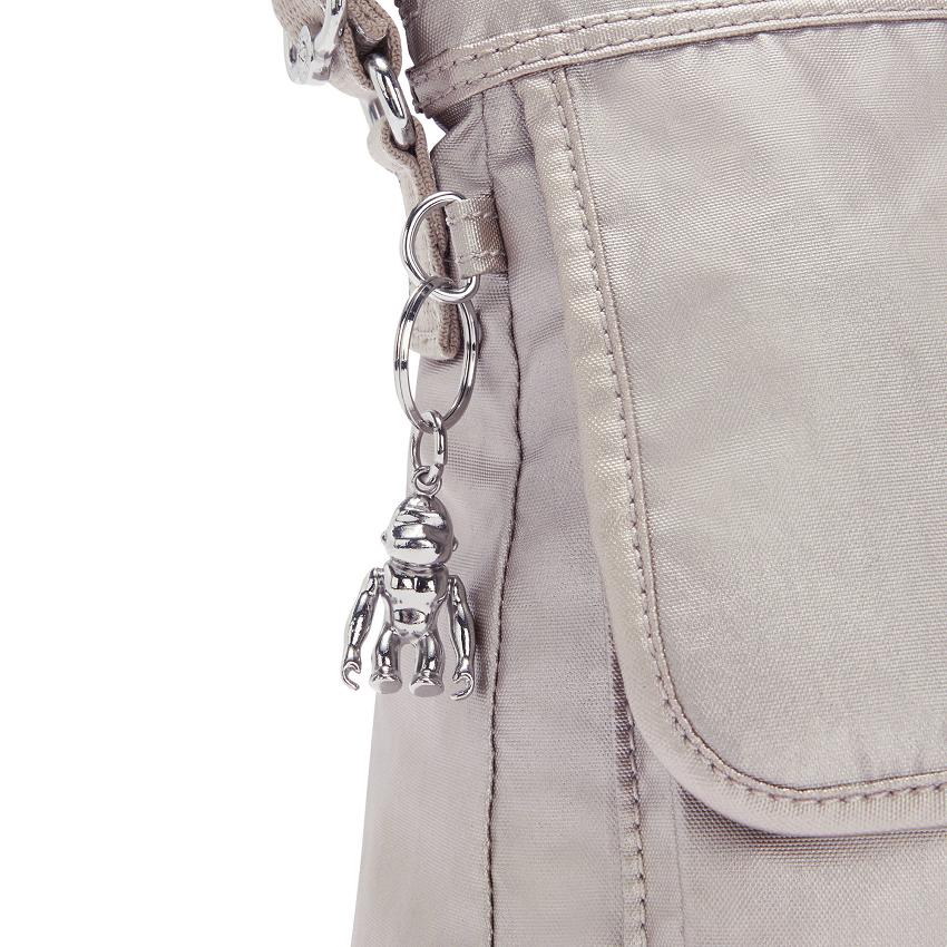 Kipling Aisling Metallic Handbags Metal | UKKi1789B