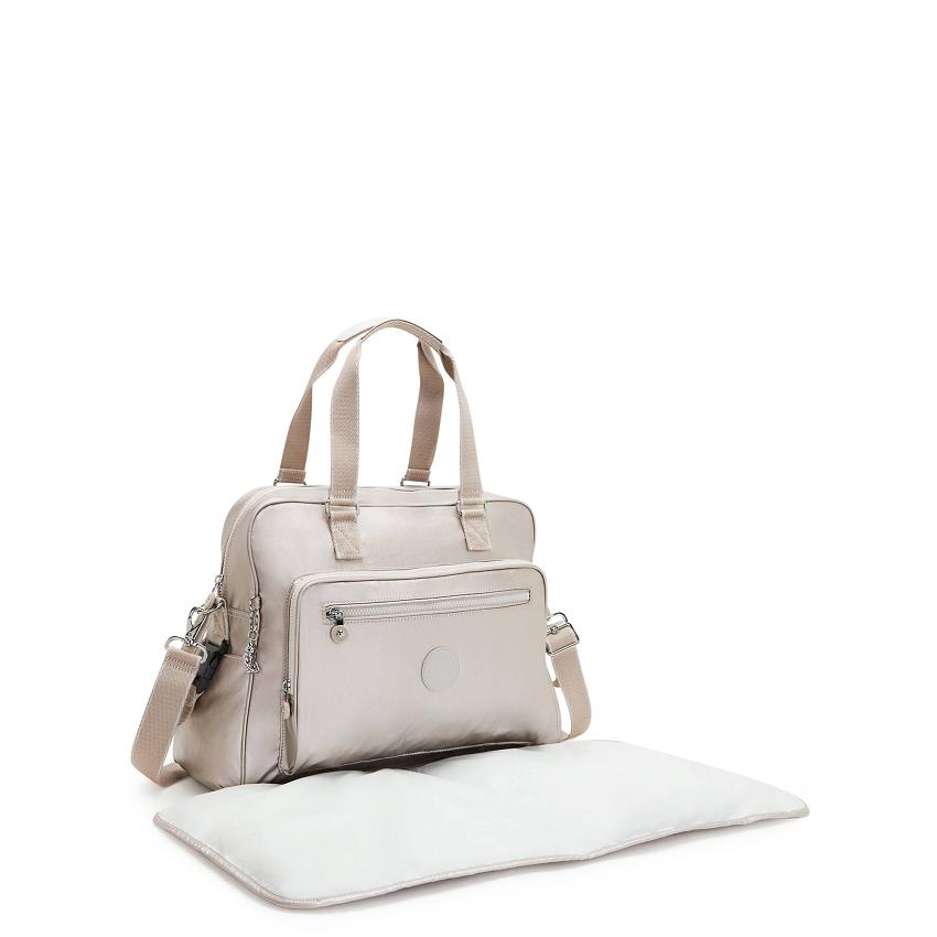 Kipling Alanna Diaper Bags Metal | UKKi1768H