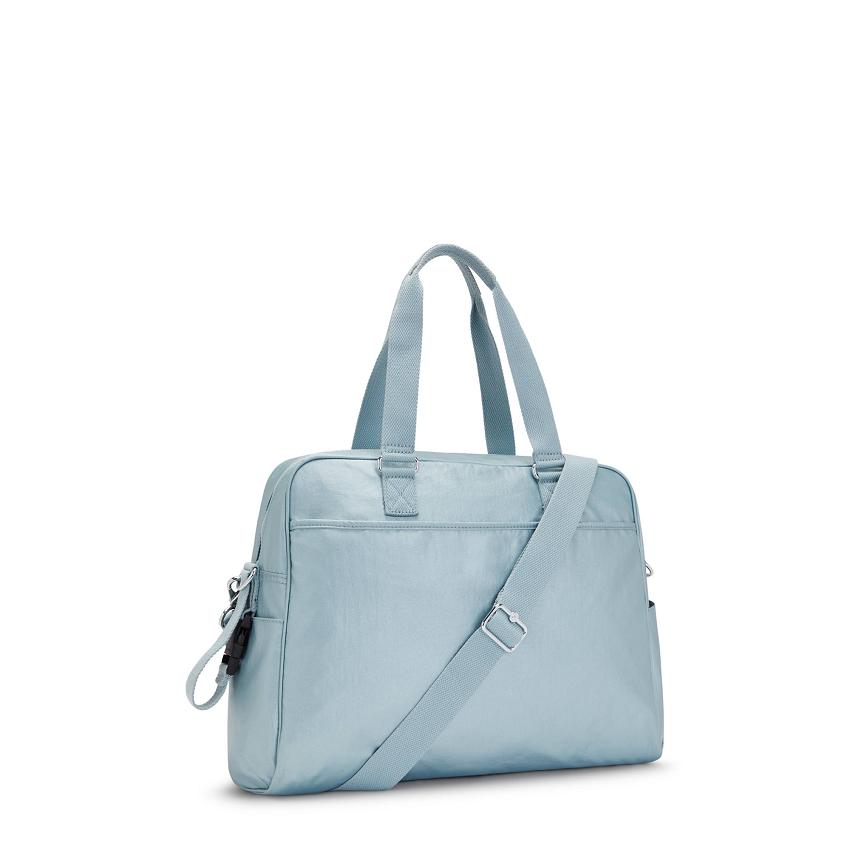 Kipling Alanna Diaper Bags Turquoise Metal | UKKi1770Q