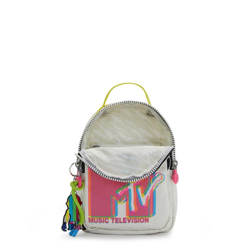 Kipling Alber Travel Backpacks Grey Pink | UKKi1369G